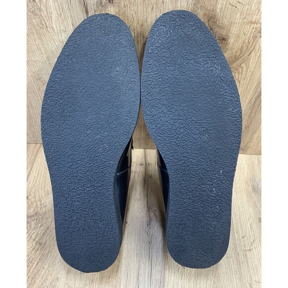 WALK LONDON Tassel Kiltie Loafers Shoes Men's Dark Burgundy Leather Size 11 - Picture 5 of 16